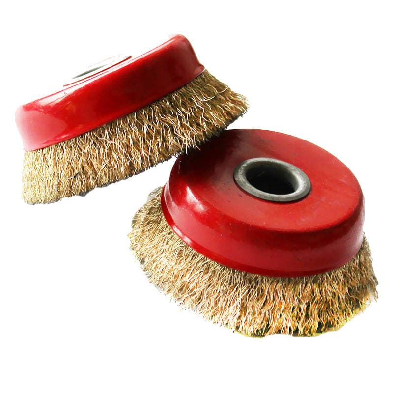 100 125 Bowl Angle Grinder Thickened Industrial Grade Metal Stainless Steel Rust Removal Grinding Wheel Polishing Wheel Wire Brush 3