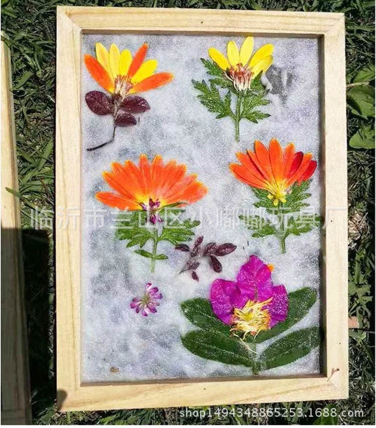 Children's DIY Handmade Paper Log Pulp Paper Box Creative Handmade Ancient Paper Making Flower Paper 1