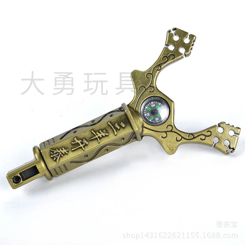 Sanyangkaitai 6-strand alloy slingshot outdoor traditional competitive polishing nostalgic stall temple fair night market manufacturer bullet worker 5
