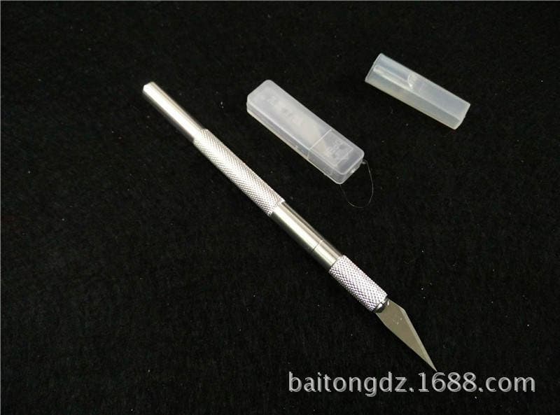 Handmade Model Engraving Knife Paper Scissors Mobile Phone Film Carving Knife Art Surgical Blade Plastic Trimming Knife 2