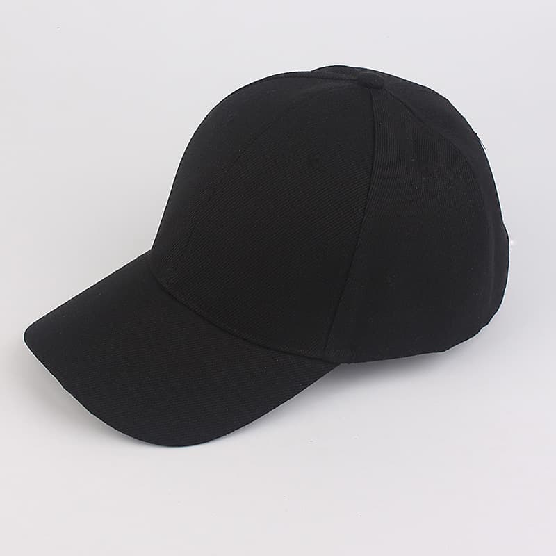 Light board baseball cap-Black