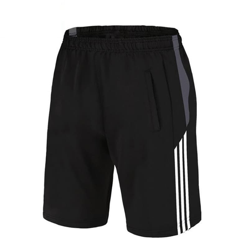 Black Grey-Edge Shorts