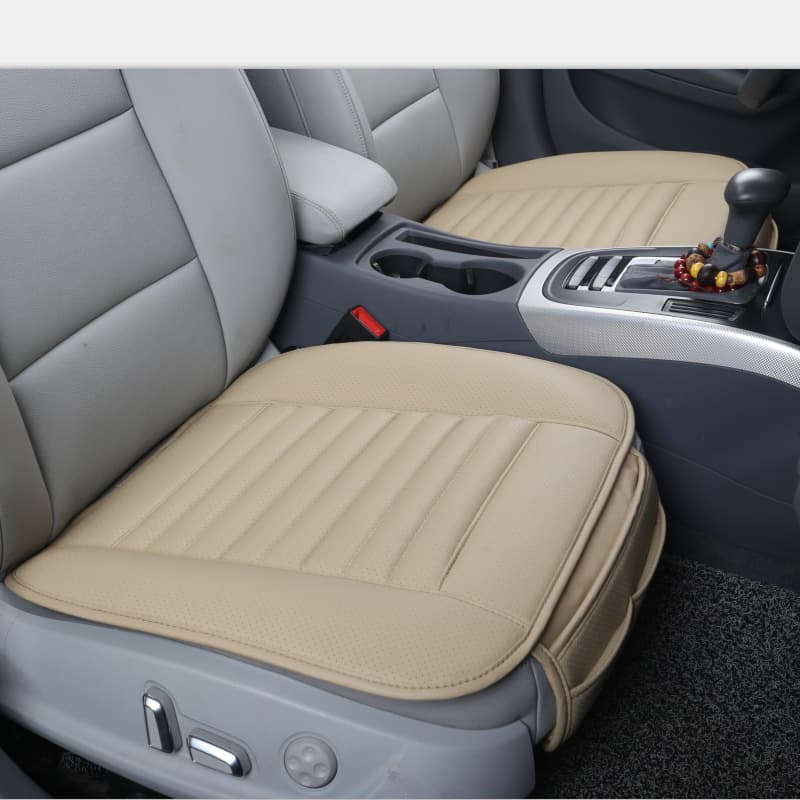 Front row leaflet with bamboo charcoal-beige