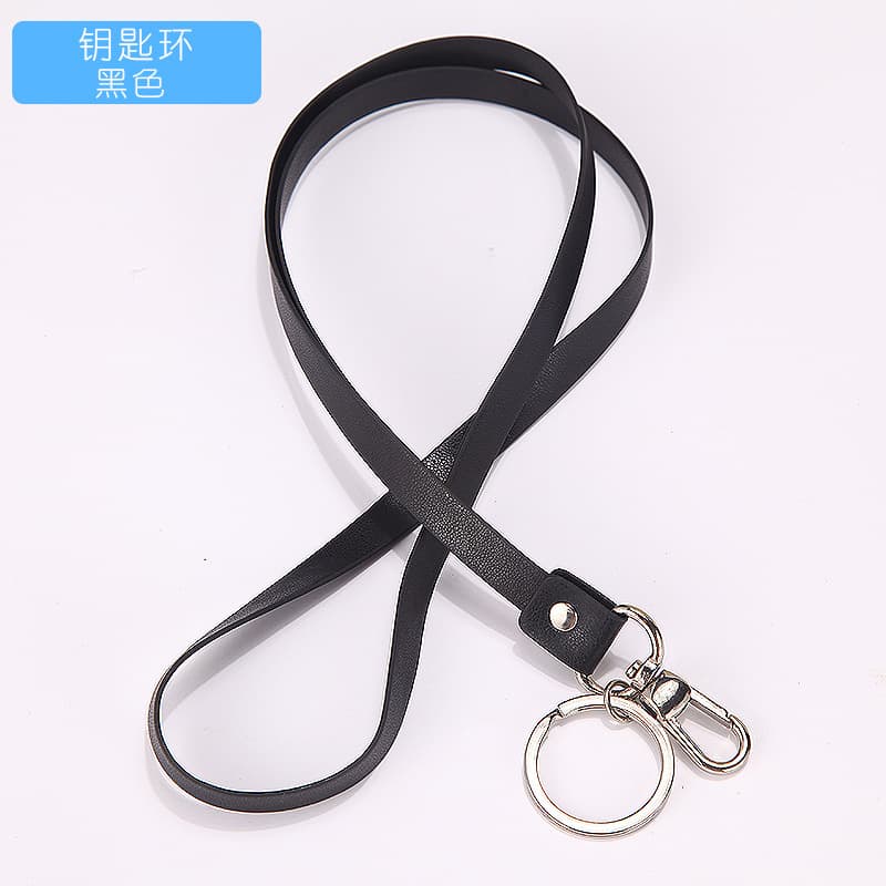 Black with key ring