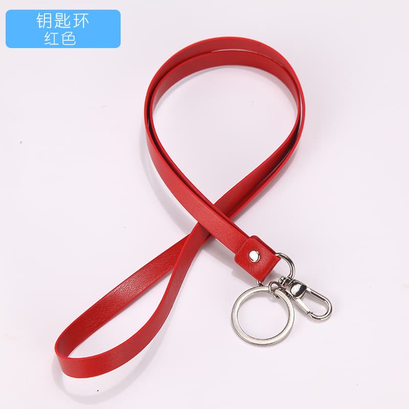 Red with key ring