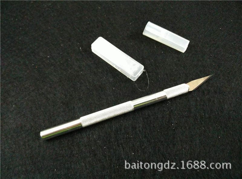 Handmade Model Engraving Knife Paper Scissors Mobile Phone Film Carving Knife Art Surgical Blade Plastic Trimming Knife 1