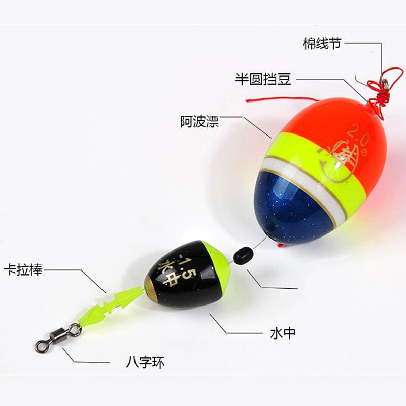 Aohu Smooth and Rounded Semi-Circular Fishing Stopper, Fishing Accessory Small Parts Semi-Stopper 4