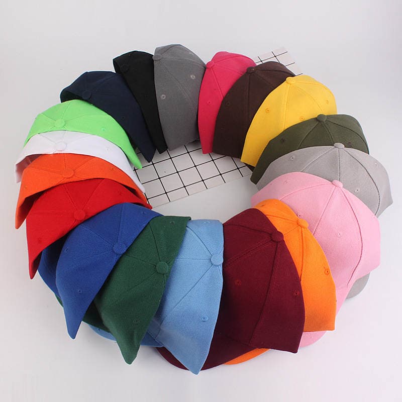 South Korea men and women couple light board no word baseball cap solid color sports collective class cap custom embroidered peaked cap travel 2