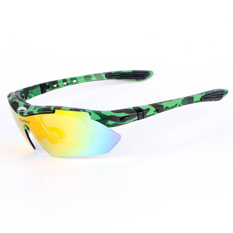 İdman velosiped eynəkləri, polyarizasiyalı, 5 dəyişdirilə bilən linza ilə, miyopiya üçün uyğun, model 0089 5