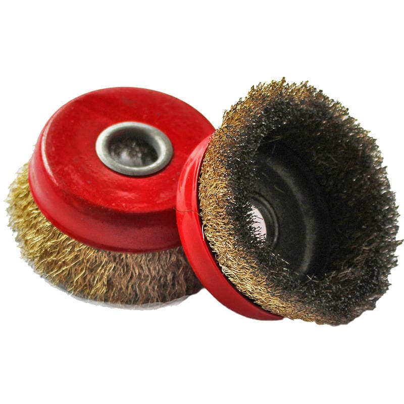 100 125 Bowl Angle Grinder Thickened Industrial Grade Metal Stainless Steel Rust Removal Grinding Wheel Polishing Wheel Wire Brush 4