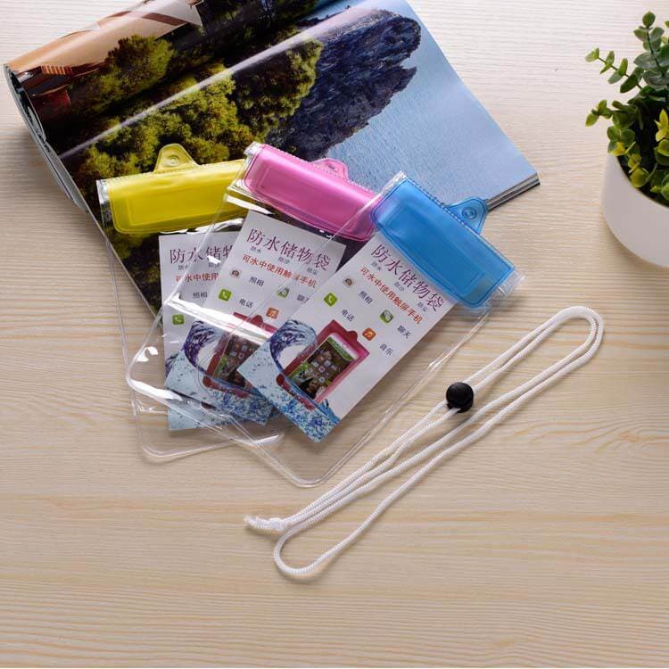 Factory Direct supply high quality touch screen mobile phone waterproof bag HD transparent sealed outdoor swimming drifting mobile phone waterproof bag 1
