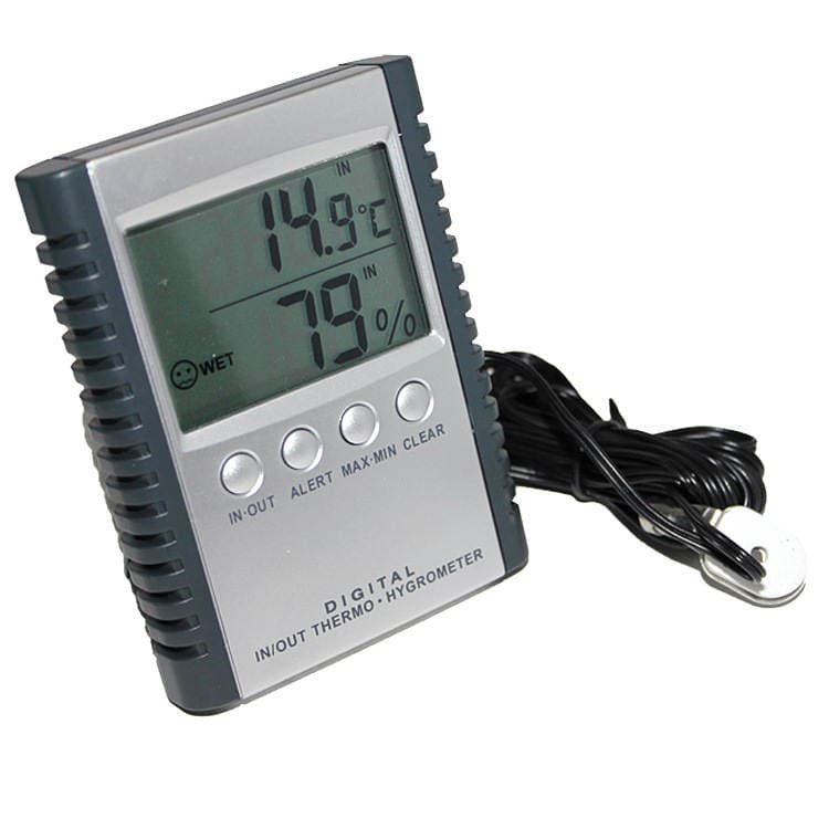 Minggao ETH529 elektron daxili və xarici termometr-hiqrometr (apteka soyuducusu üçün həyəcan siqnalı ilə) 2