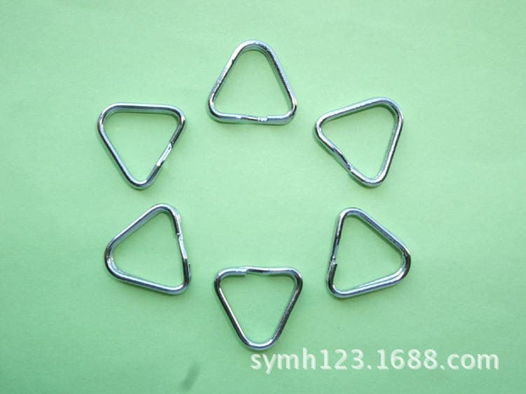 Wholesale camera accessories middle triangle buckle metal buckle stainless steel buckle two rings metal ring in stock 2