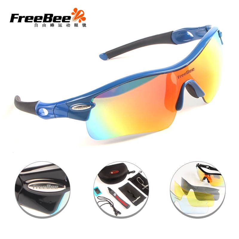 FreeBee 002# qütbləşdirilmiş velosiped eynəkləri, dağ velosipedi və açıq hava idmanları üçün 2