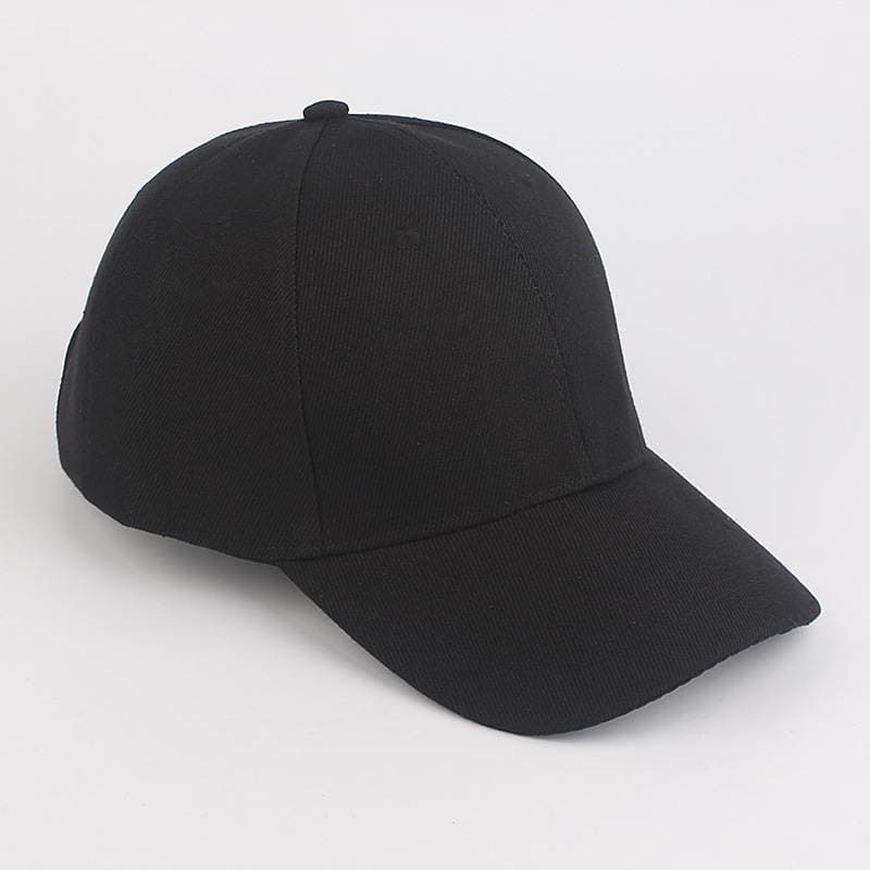 South Korea men and women couple light board no word baseball cap solid color sports collective class cap custom embroidered peaked cap travel 4
