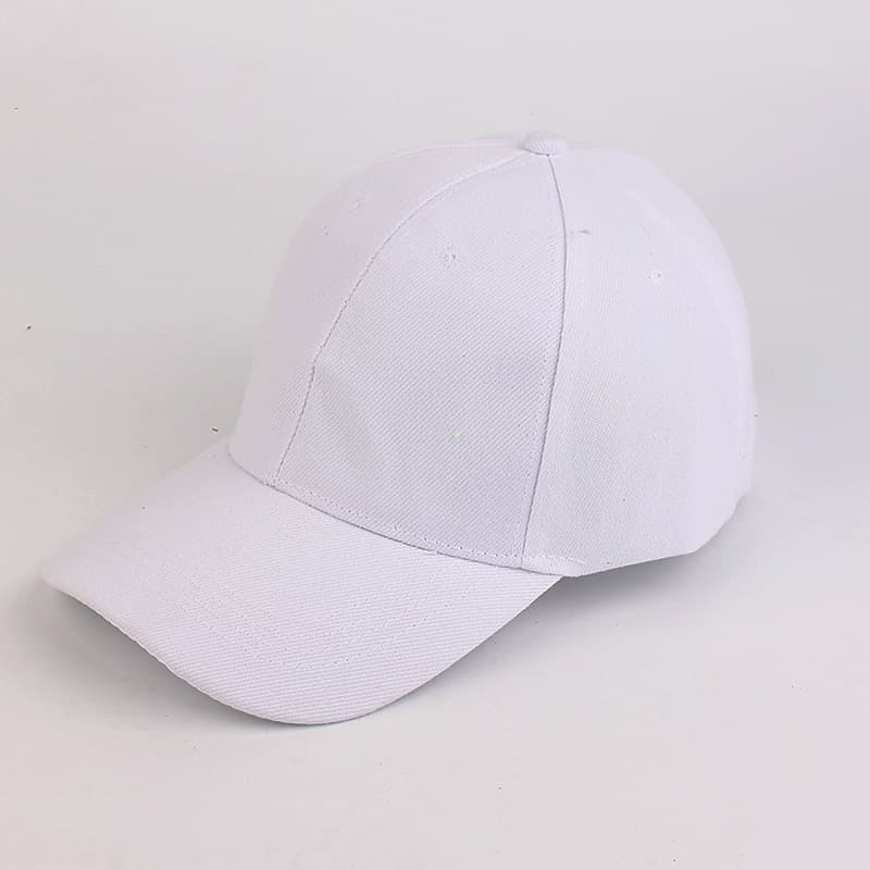 Light board baseball cap-White