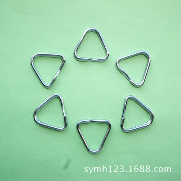 Wholesale camera accessories middle triangle buckle metal buckle stainless steel buckle two rings metal ring in stock 1