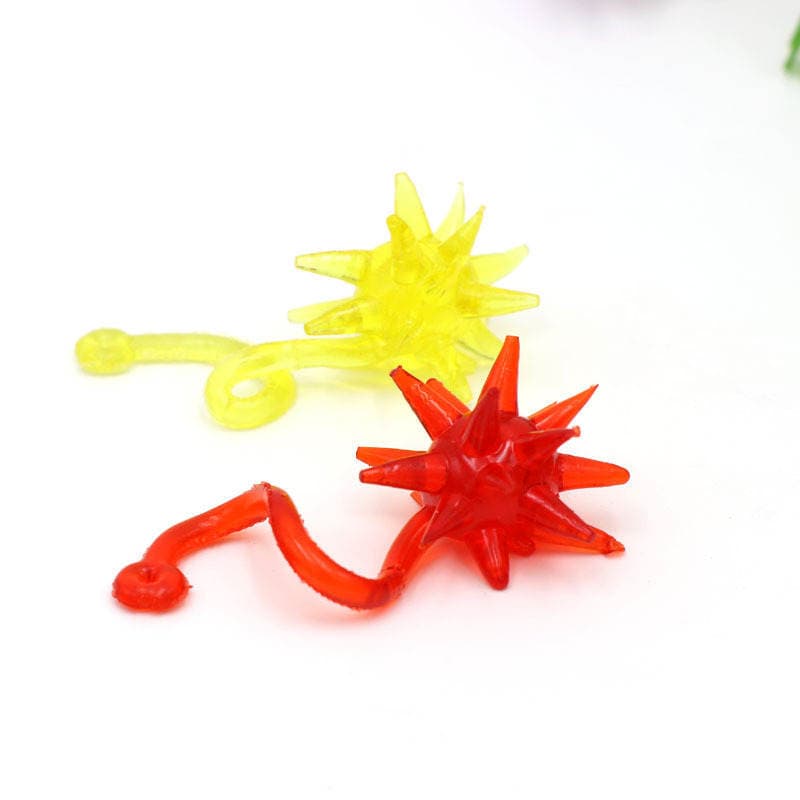 Nostalgic Children's Fun Toy Sticky Meteor Hammer Soft Rubber Slap Ball Retractable Elastic Sticky Hammer Stress Relief Gadget 5
