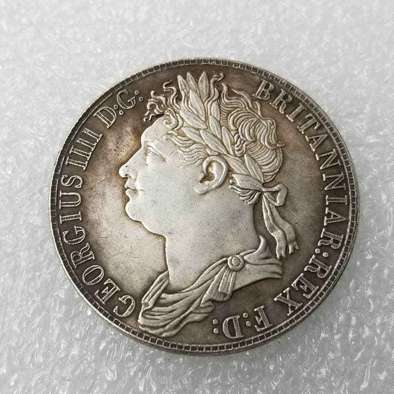Antique Crafts 1830 British Brass Silver Plated Silver Dollar Wholesale #165 2
