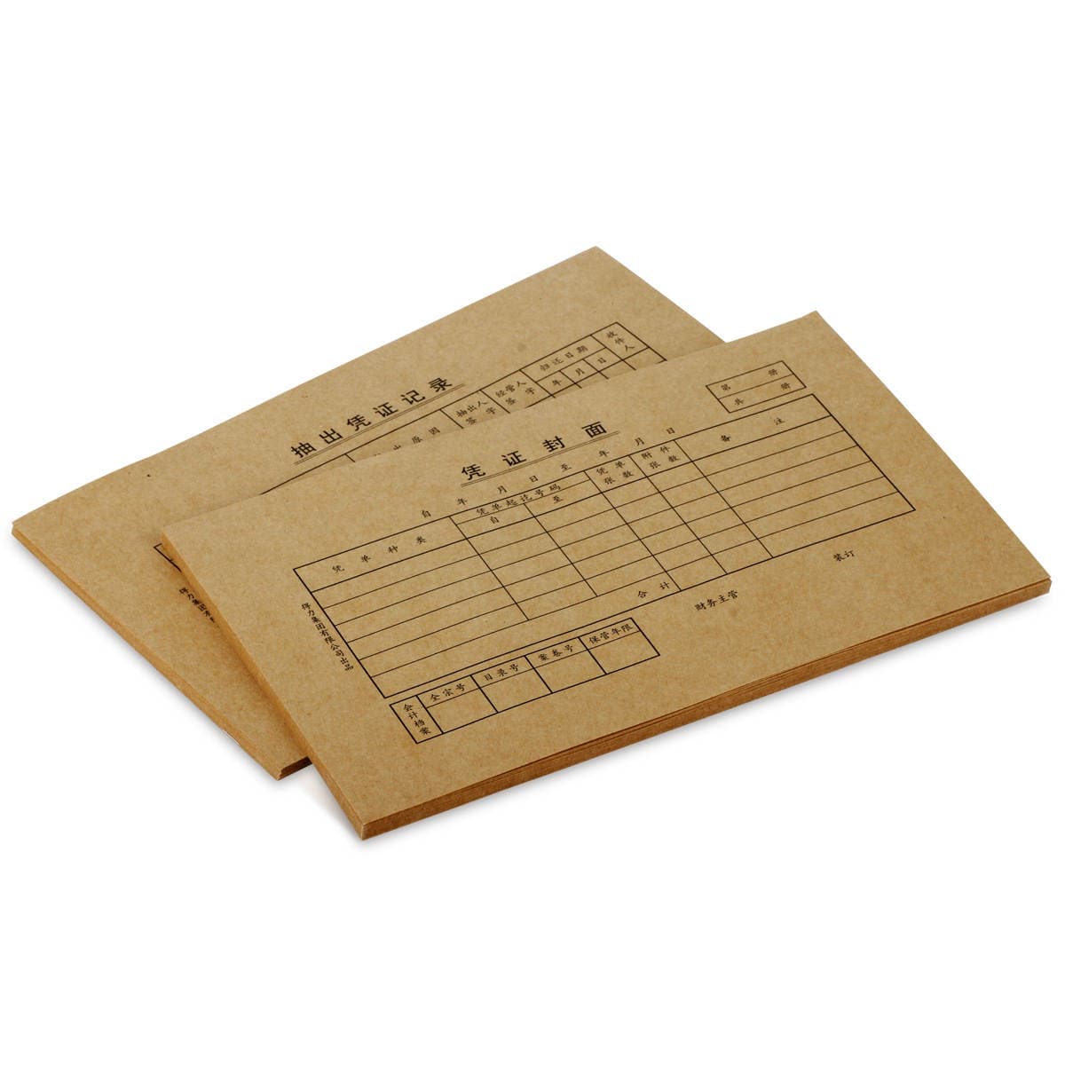 Deli 3479 Böyük Qəbz Qutusu, Qəhvəyi-Sarı, 220x140mm, 25 ədəd/paket. 3