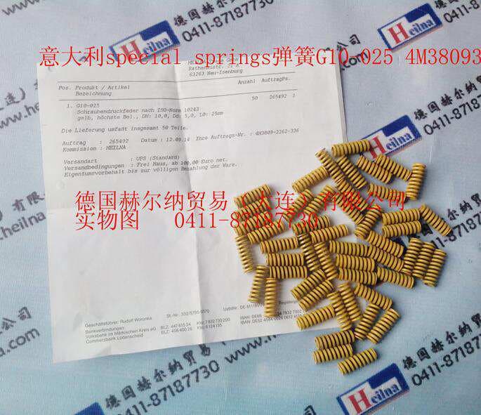 Italian Special Springs Nitrogen Spring G10025 1