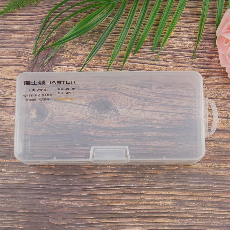 Kingston transparent plastic empty box cosmetics jewelry electric components packing box fishing gear fishhook storage box 5