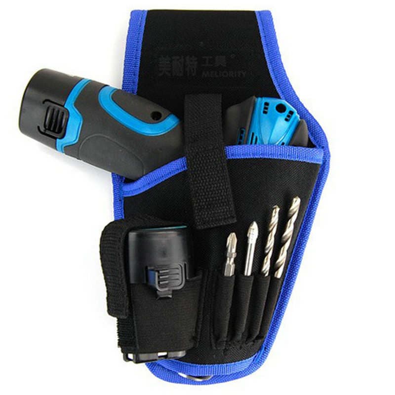 Industrial portable small electric drill bag household small electric drill bag electric tool waist bag Lithium electric drill small electric drill bag 4