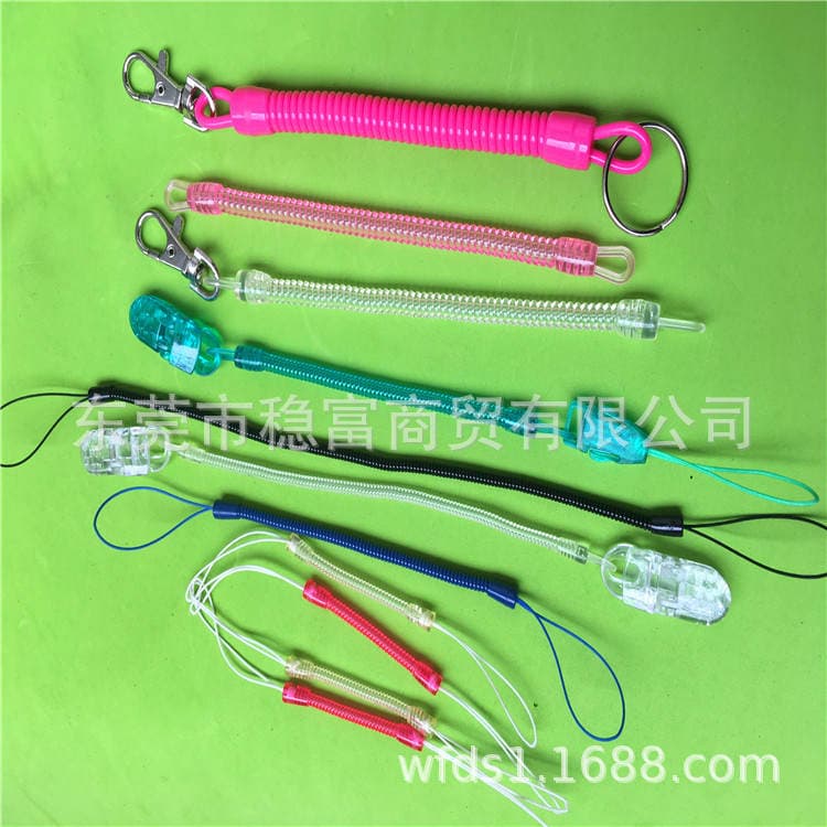 Plastic Spring Plastic Spring Spring Rope Environmentally Friendly Material Pendant Chain Rope Gift Jewelry with Lost Rope 3