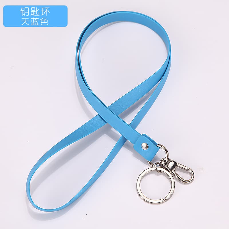 Sky blue with key ring
