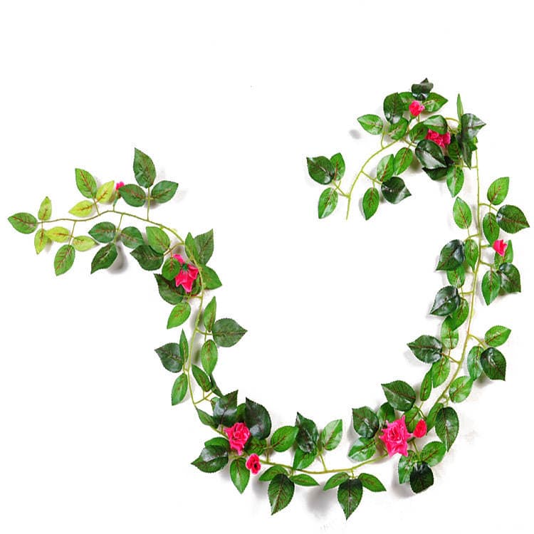 Artificial Flower Silk Cloth Color Printing Rose String Home Decoration Wall Wall Hanging Fake Flower Vine Vine 5