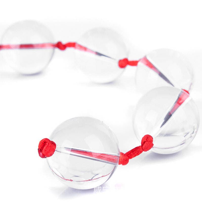 Adult sex toys men's G-spot female masturbation device anal crystal glass bead anal expander anal plug 2