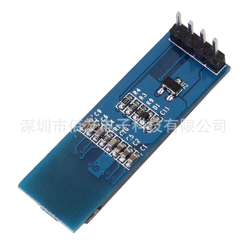 0.91 düym OLED LCD displey modulu, 128x32, 3.3V və 5V ilə uyğun. 2