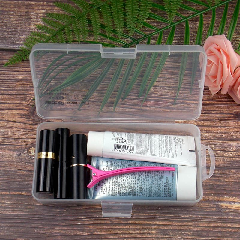 Kingston transparent plastic empty box cosmetics jewelry electric components packing box fishing gear fishhook storage box 3