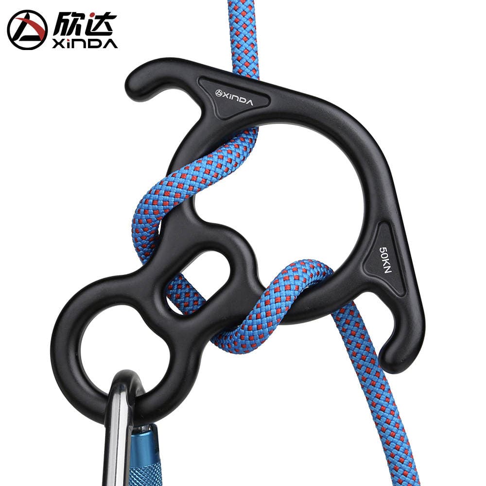 Xinda Outdoor Rock Climbing Bull Horn Eight-character Ring Descent Aerial Work 8-character Ring Descent Descent Descent 4