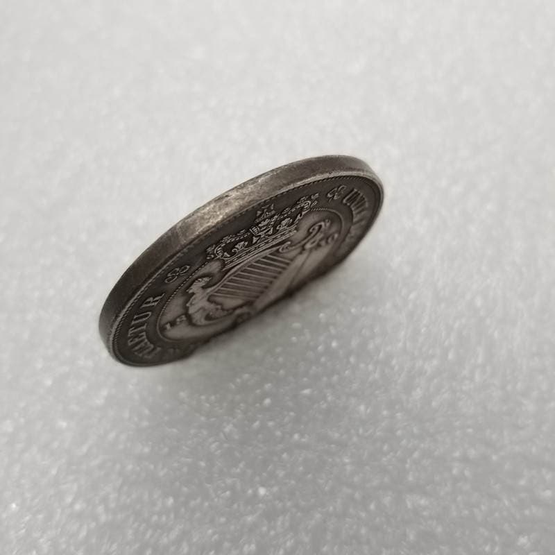 Antique Crafts 1830 British Brass Silver Plated Silver Dollar Wholesale #165 5