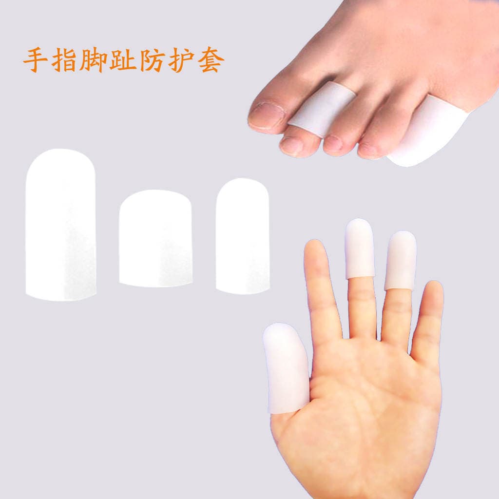 Silicone Big Toe Protective Cover Anti-friction Blisters for Fingers and Toes Anti-friction Head Cover for Wound Pain 2