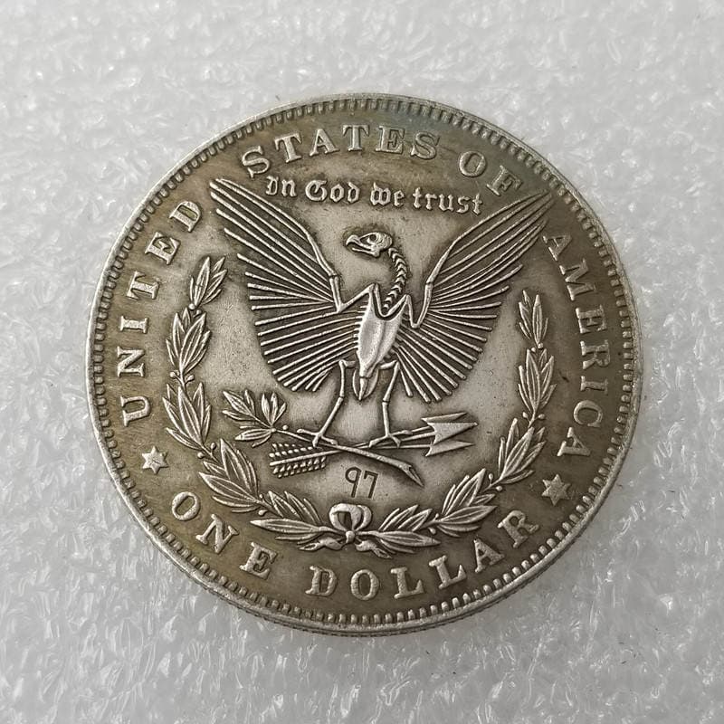 Replika 1921 Gümüşü Örtüklü Morgan Wanderer Xatirə Sikkəsi #780 2