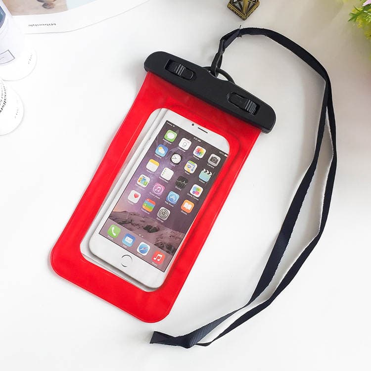 Factory Direct Supply Cartoon Waterproof Mobile Phone Bag Apple Mobile Phone Swimming Halter Bag Frame Waterproof Bag Wholesale Seal 5