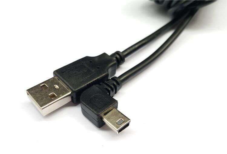 Recorder USB power cord USB to mini USB head charging line 0.25 meters 1 meter 3.5 meters 4 meters 5 meters 2 meters 4