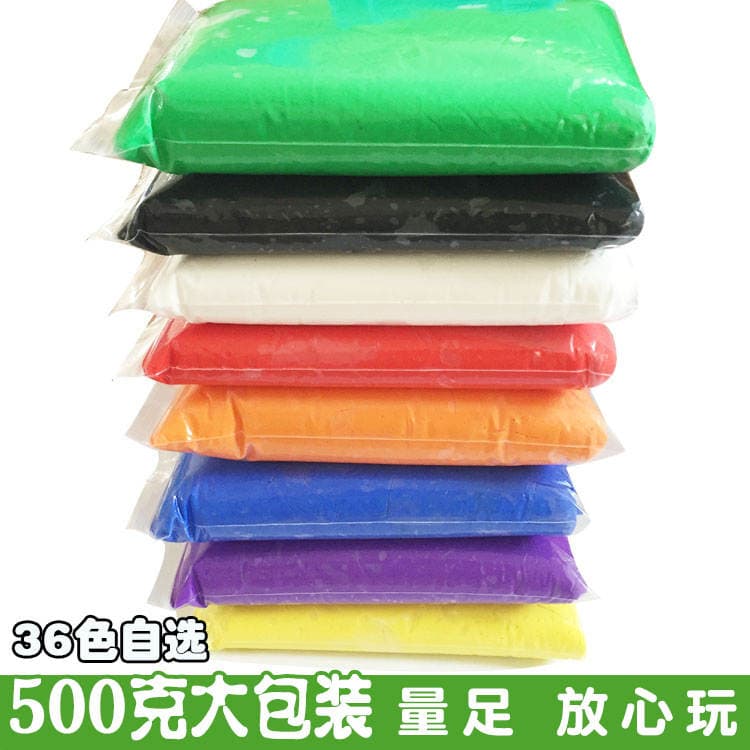 Canicai 24 color Ultra Light clay 500g large packaging Plasticine kindergarten wholesale handmade colored mud space mud 1