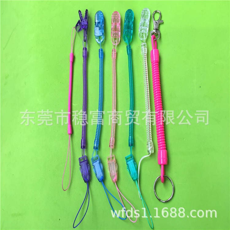 Plastic Spring Plastic Spring Spring Rope Environmentally Friendly Material Pendant Chain Rope Gift Jewelry with Lost Rope 2