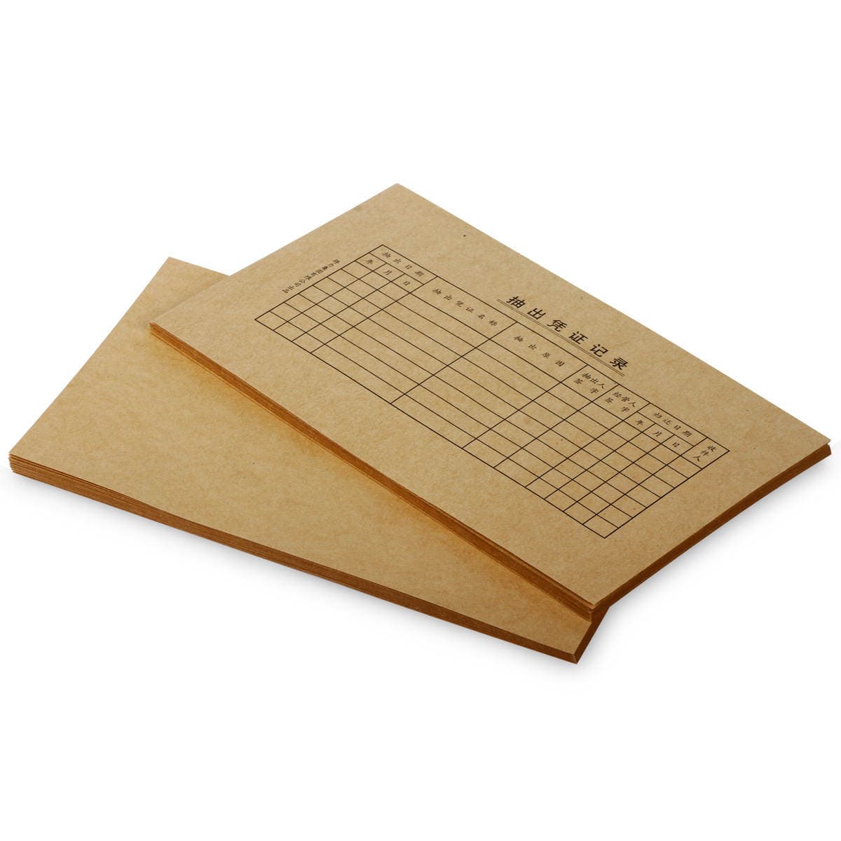 Deli 3479 Böyük Qəbz Qutusu, Qəhvəyi-Sarı, 220x140mm, 25 ədəd/paket. 5