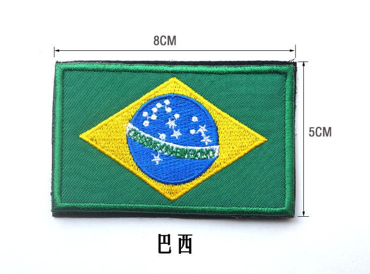 American Flags Puerto Rico Jamaica Renella Waiting Flags Armbands Embroidered Velcro 4