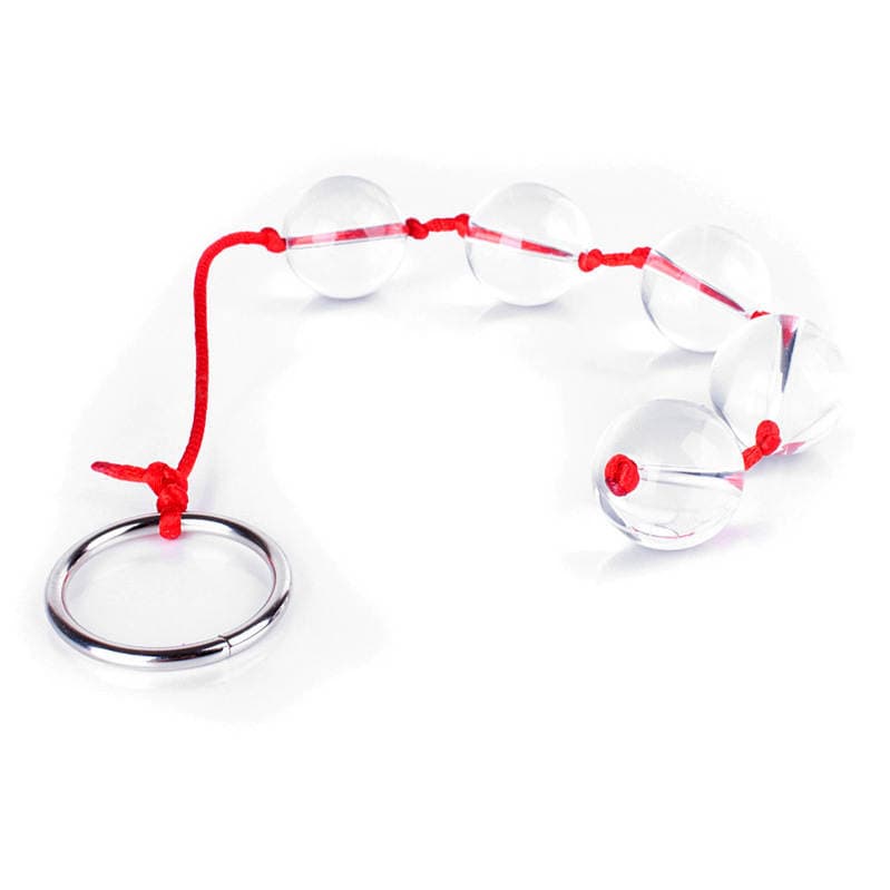 Adult sex toys men's G-spot female masturbation device anal crystal glass bead anal expander anal plug 1