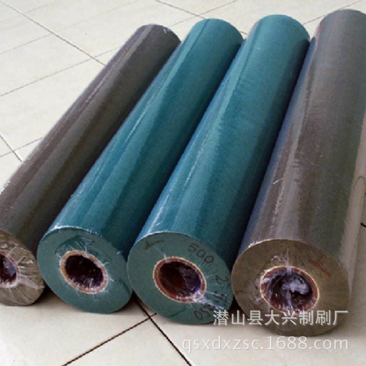 Production of wood industry scouring pad brush roller polishing wood industry polishing brush industrial machinery brush roller can be customized 2