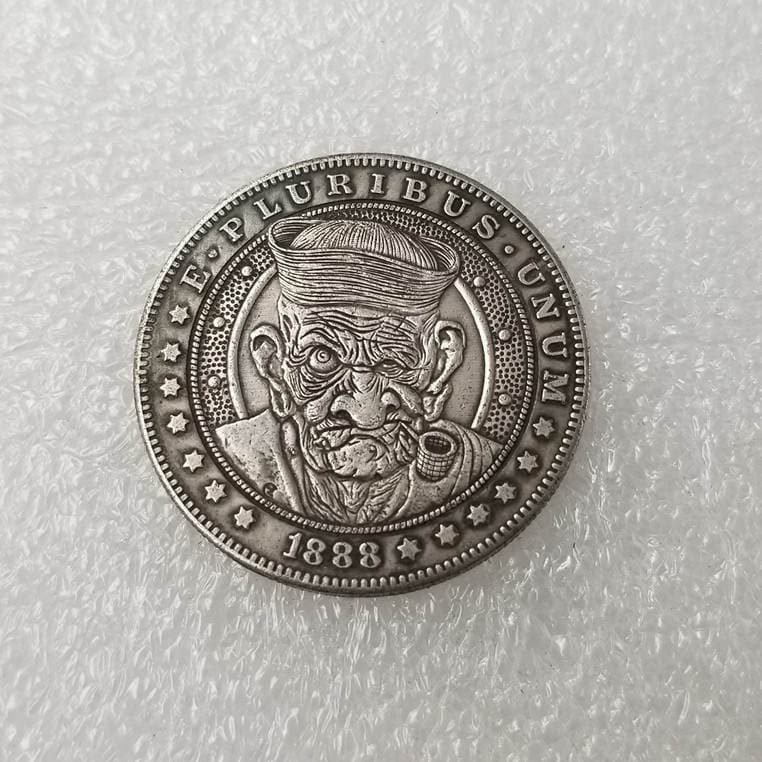 Antique Crafts Wanderer Silver Plated Coin Morgan Coin Copy Commemorative Coin Foreign Coin Coin #764 1