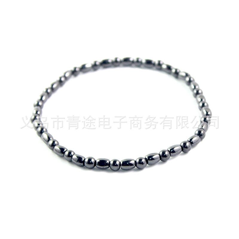 Round beads 4mm beads 4 × 5mm beads 5 × 8mm hematite anklets factory direct wholesale 4