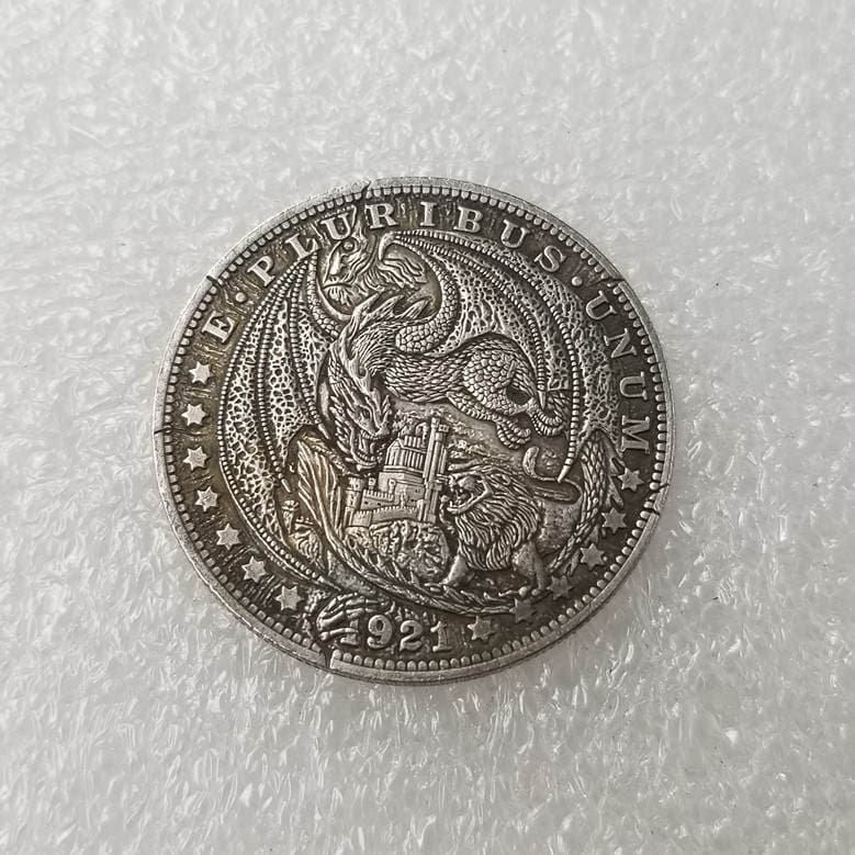 Antique Crafts Beauty Wanderer Silver Plated Coin Morgan Coin Copy Commemorative Coin Foreign Coin Coin #762 1