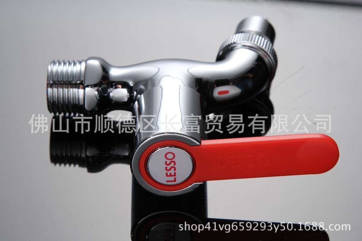 Joint plastic plumbing bathroom washing machine faucet 4 points washing machine special single cold wall faucet quick opening water nozzle 4