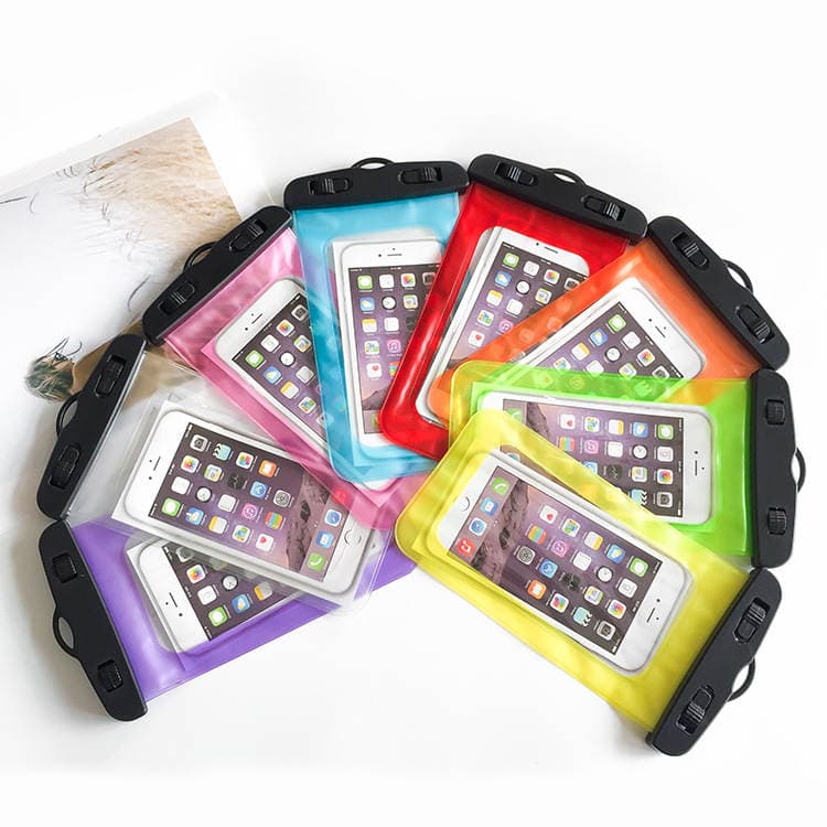 Factory Direct Supply Cartoon Waterproof Mobile Phone Bag Apple Mobile Phone Swimming Halter Bag Frame Waterproof Bag Wholesale Seal 1